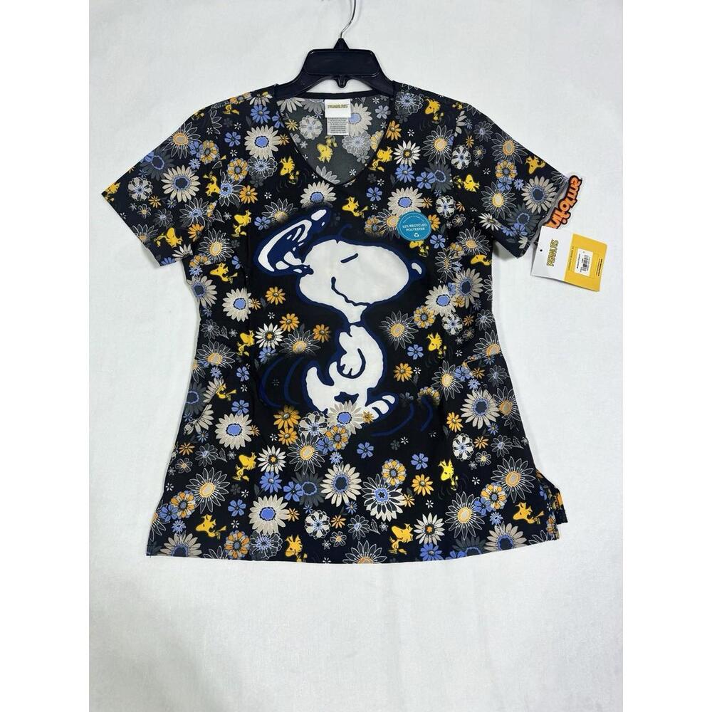 Peanuts Snoopy & Woodstock Scrubs Small Big Snoopy FACTORY SEALED B28
